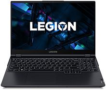 Ноутбук Lenovo Legion 5 15ITH6 Core i5 11400H 16Gb SSD512Gb NVIDIA GeForce RTX 3050 Ti 4Gb 15.6" IPS FHD (1920x1080) noOS dk.blue WiFi BT Cam