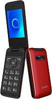 Мобильный телефон Alcatel 3025X красный раскладной 3G 1Sim 2.8" 240x320 2Mpix GSM900/1800 GSM1900 MP3 FM microSD max32Gb