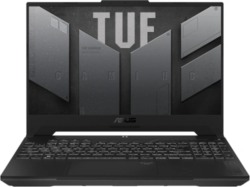 Ноутбук Asus TUF Gaming F15 FX507ZC4-HN145 Core i5 12500H 16Gb SSD512Gb NVIDIA GeForce RTX 3050 4Gb 15.6" IPS FHD (1920x1080) noOS grey WiFi BT Cam (90NR0GW1-M00B60)