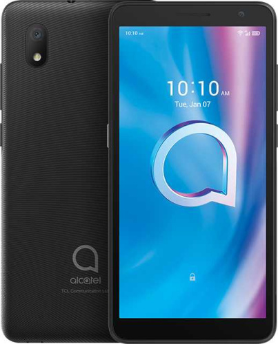 Смартфон Alcatel 5002H 1B 32Gb 2Gb черный моноблок 3G 4G 2Sim 5.5" 720x1440 Android 10 8Mpix 802.11 b/g/n GPS GSM900/1800 GSM1900 TouchSc MP3 A-GPS microSD max128Gb