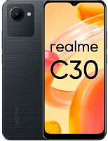 Смартфон Realme C30 32Gb 2Gb черный моноблок 3G 4G 6.5" 720x1600 Android 11 8Mpix 802.11 b/g/n GPS GSM900/1800 GSM1900 TouchSc
