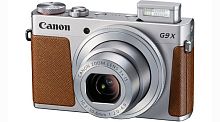Фотоаппарат Canon PowerShot G9 X Mark II серебристый/коричневый 20.9Mpix Zoom3x 3" 1080p SDXC CMOS IS opt 5minF TouLCD 6fr/s RAW 60fr/s HDMI/WiFi/NB-13L