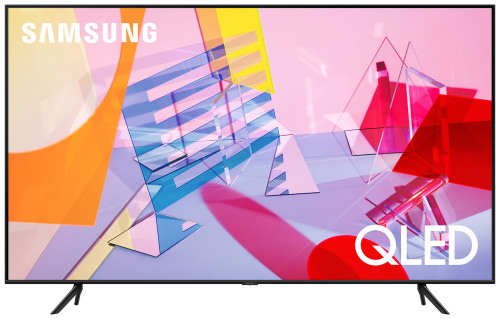 Телевизор QLED Samsung 75" QE75Q60BAUXCE Q черный 4K Ultra HD 60Hz DVB-T2 DVB-C DVB-S2 USB WiFi Smart TV (RUS)