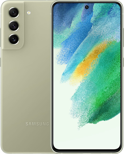 Смартфон Samsung SM-G990B Galaxy S21 FE 128Gb 6Gb светло-зеленый моноблок 3G 4G 2Sim 6.4" 1080x2340 Android 12 12Mpix 802.11 a/b/g/n/ac/ax NFC GPS GSM900/1800 GSM1900 Ptotect A-GPS